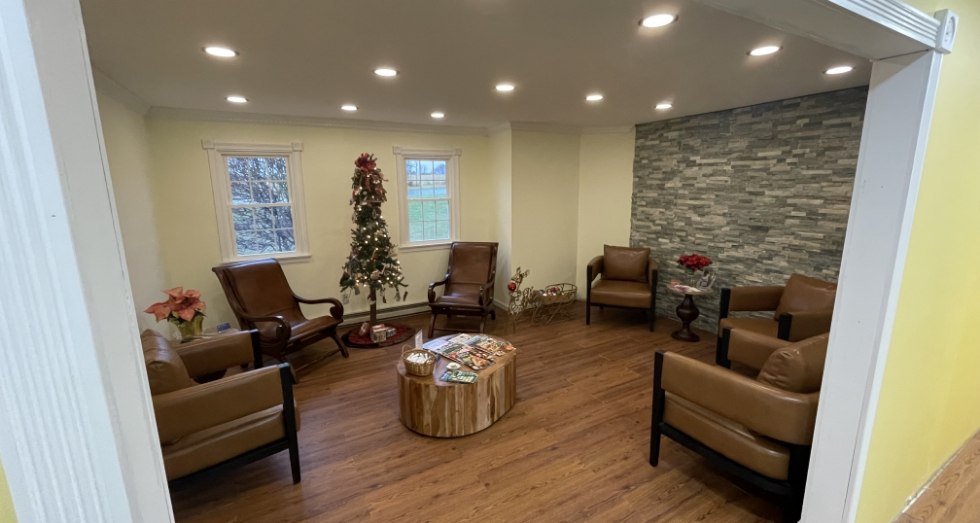 Reception area of Califon dental office